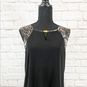 Ellen Tracy Leopard Blouse